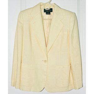 Lauren Ralph Lauren Vintage 90s Linen Blazer